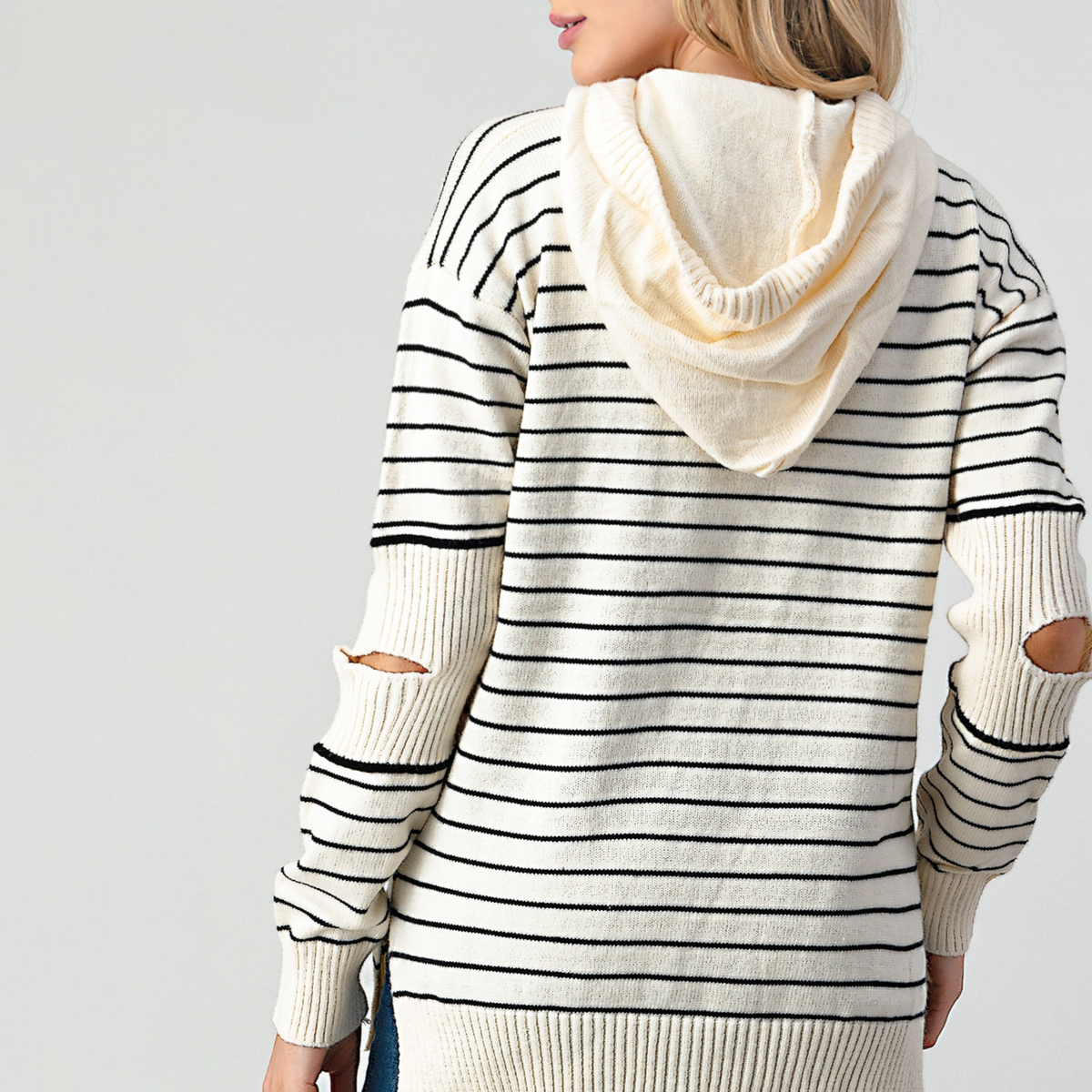 Romina Relaxed Fit Hooded Sweater
