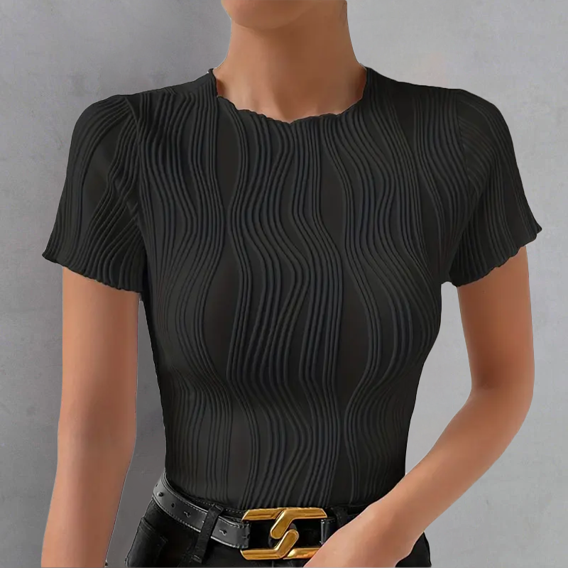 Calienne Contemporary Crewneck Top