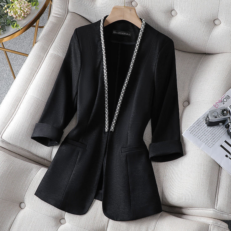 Emilia-Calou Elegant Slim Fit Blazer