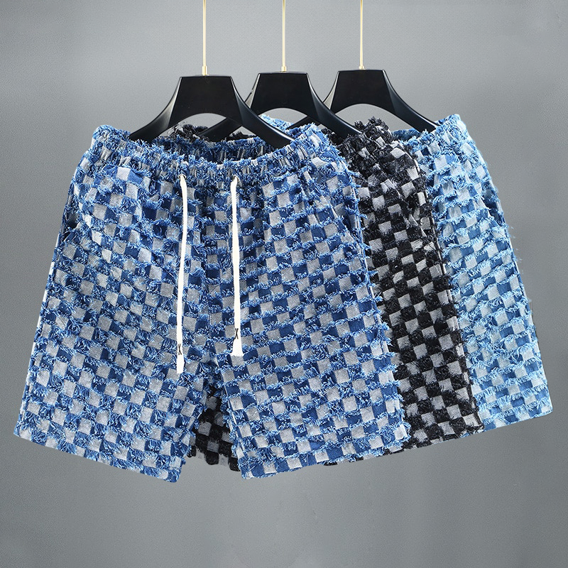 Tanner Slim-Fit Checkered Shorts