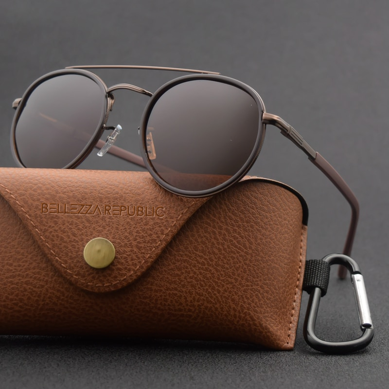 Celeste Vintage Round Sunglasses