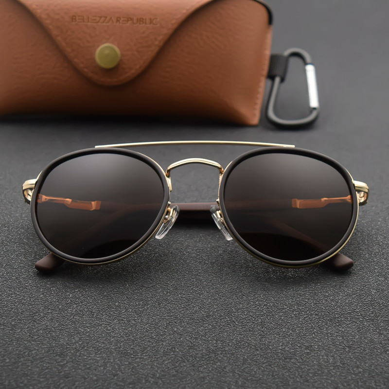 Celeste Vintage Round Sunglasses