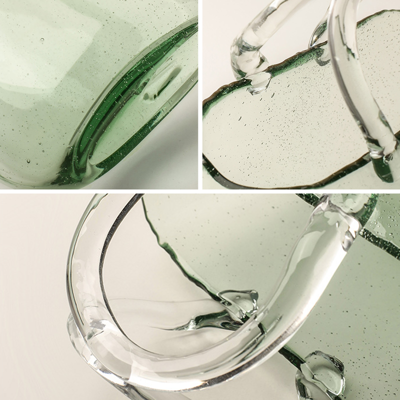 Aesthetic Clear Glass Vase