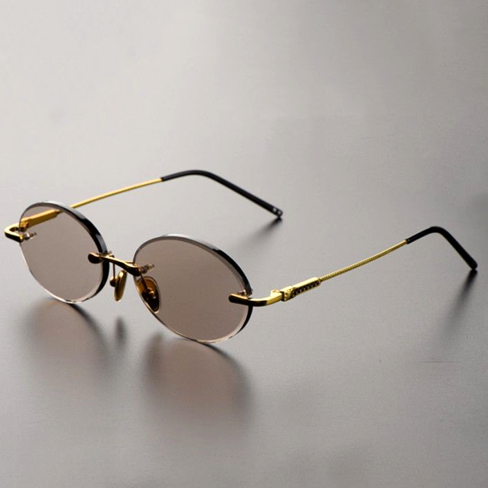 Vivian Vintage Oval Sunglasses