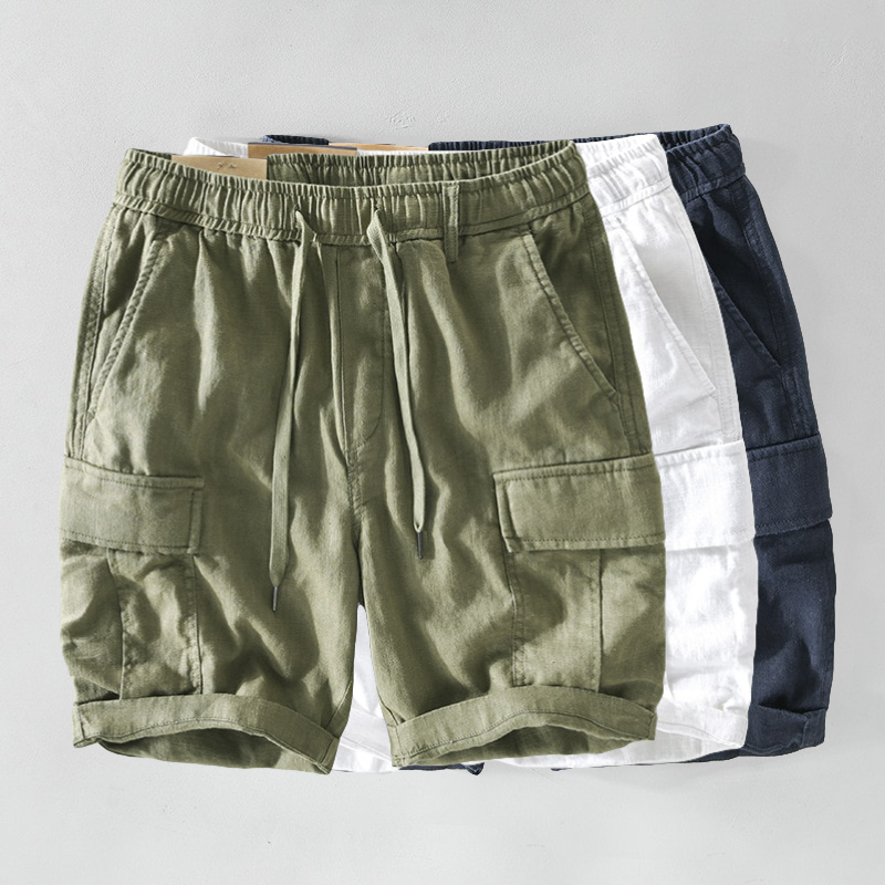 Arius Breezy Linen Cargo Shorts
