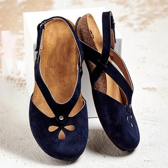 Cleo Contemporary Hollow Out Sandals