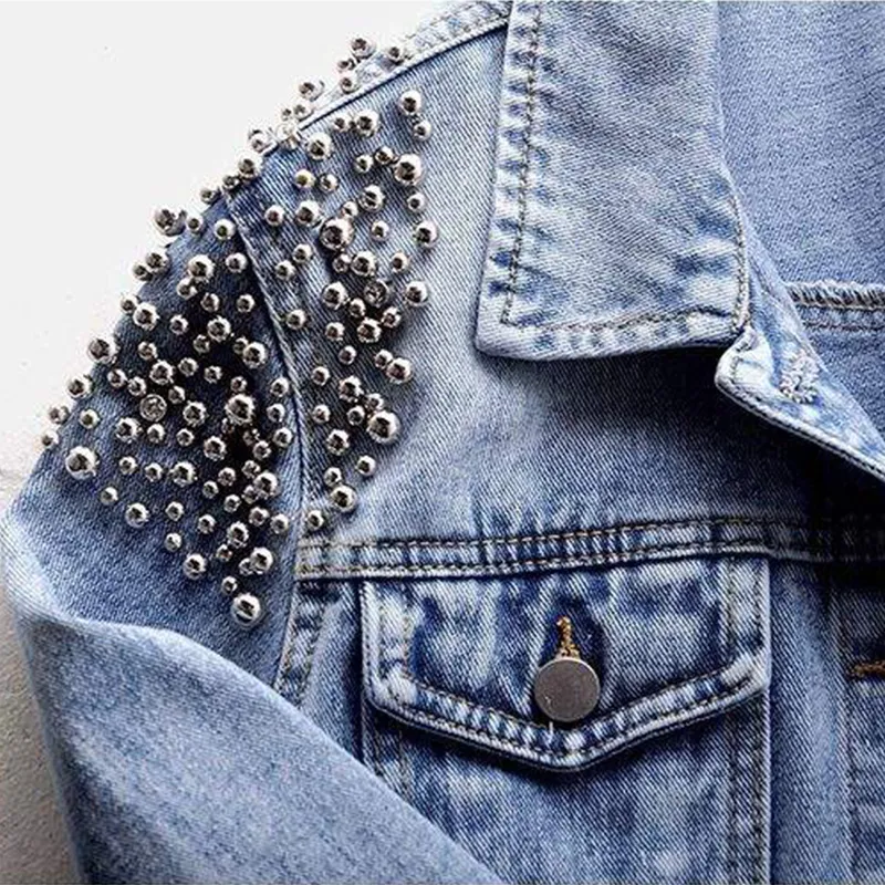 Emilia-Calou Embellished Denim Jacket