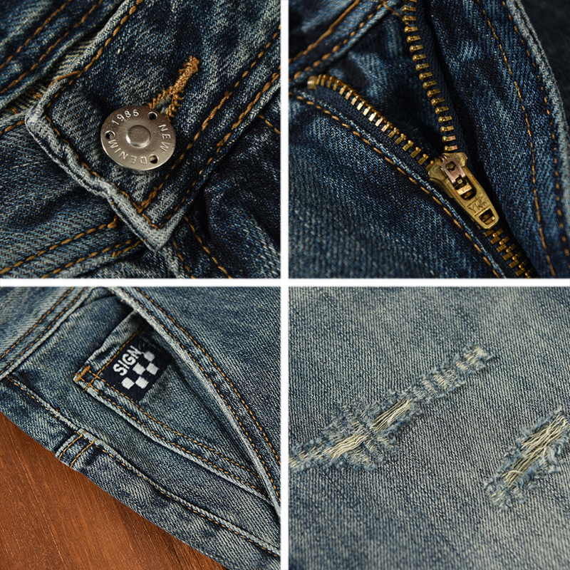 Russel-Etrou Modish Tattered Jeans