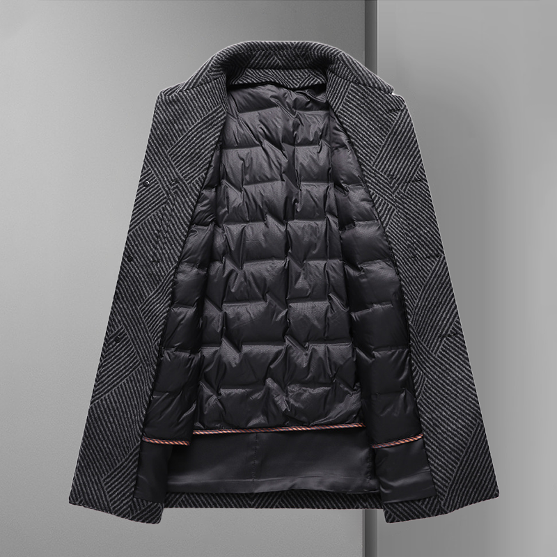 Tom Harding Elegant Wool Overcoat