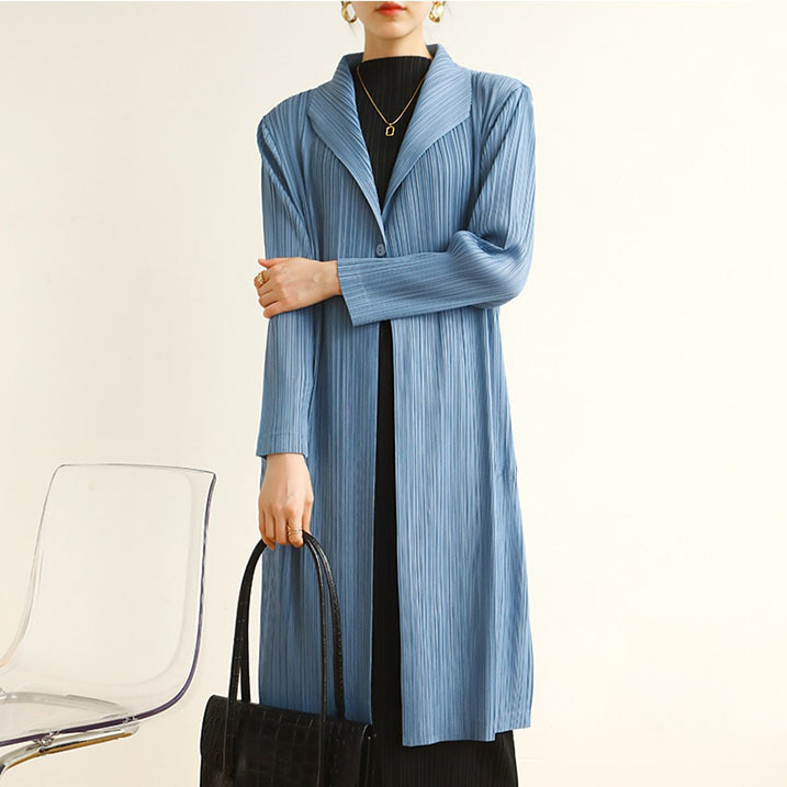 Emilia-Calou Elegant Pleated Coat