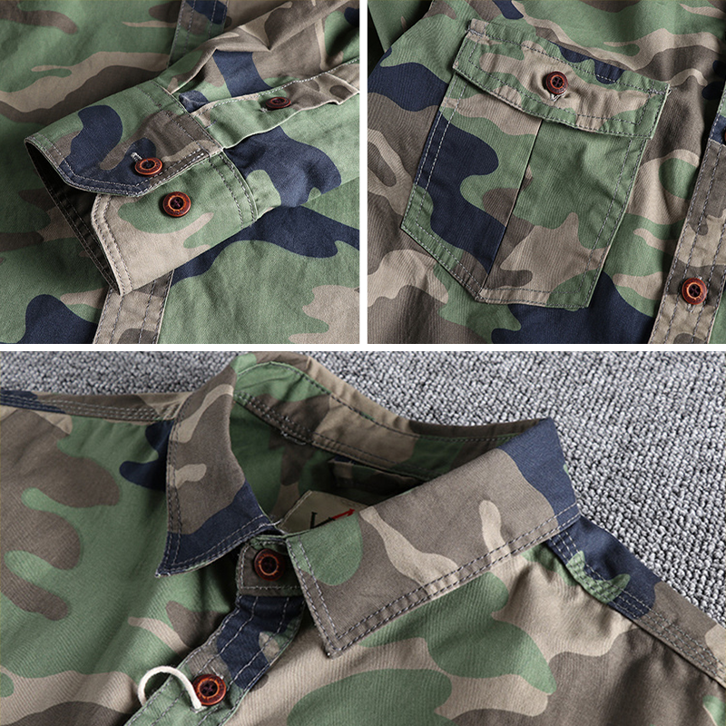 Kings Cross Camo Button Up Shirt