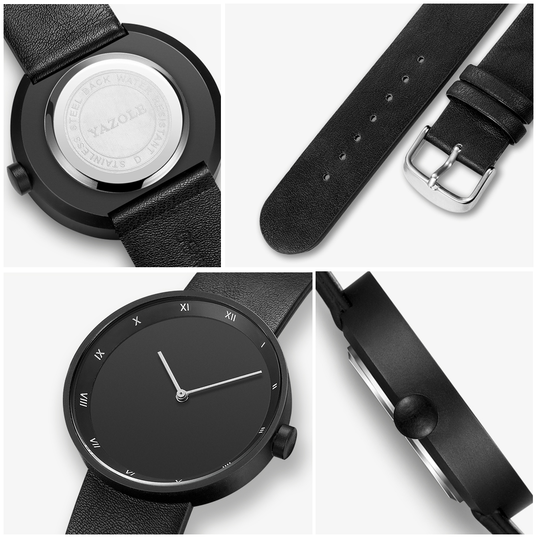 Theodore Elegant Leather Watch