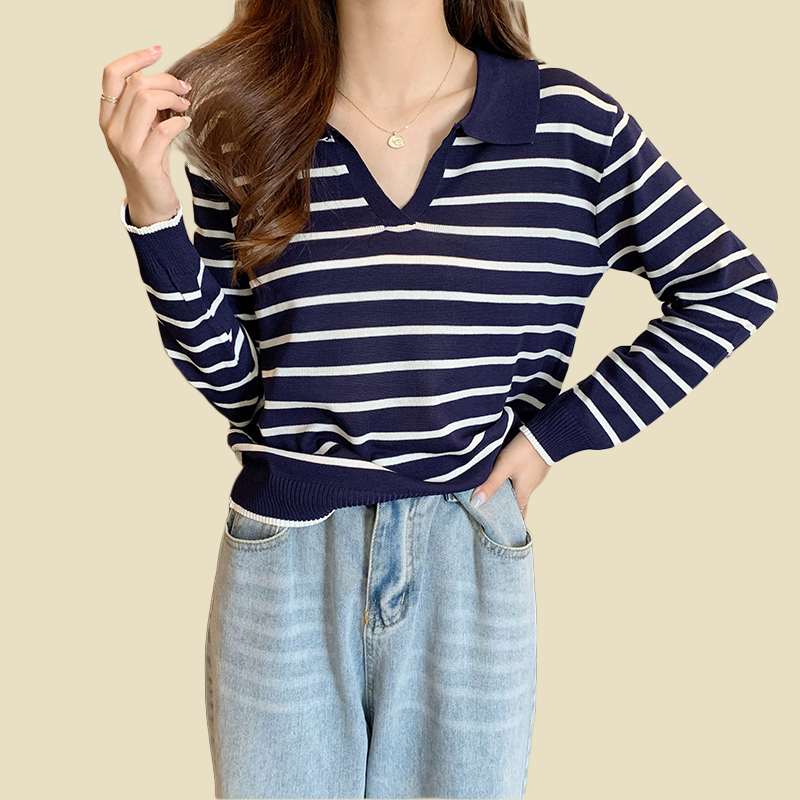 Calienne Chic Sweater Polo