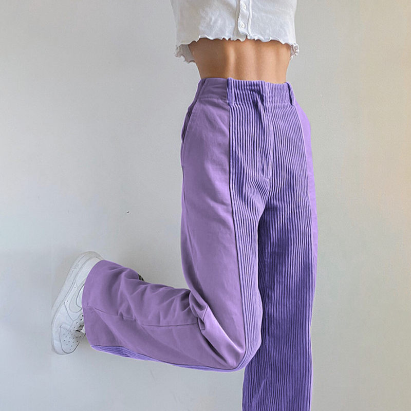 Elena Belccini Vibrant Corduroy Pants