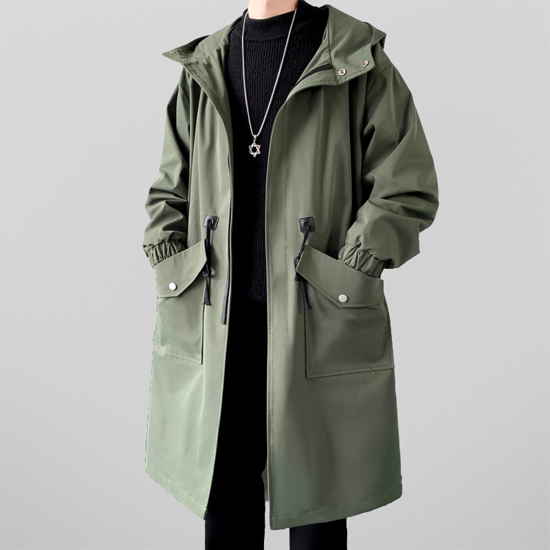 Brooklyn Casual Hooded Overcoat