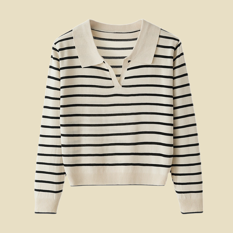Calienne Chic Sweater Polo
