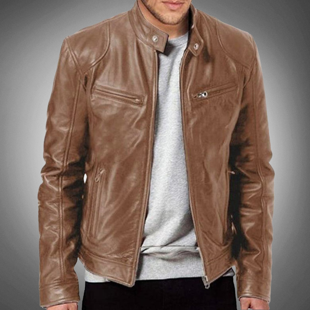 Diot-Milan Sleek Leather Jacket
