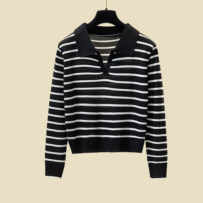 Calienne Chic Sweater Polo