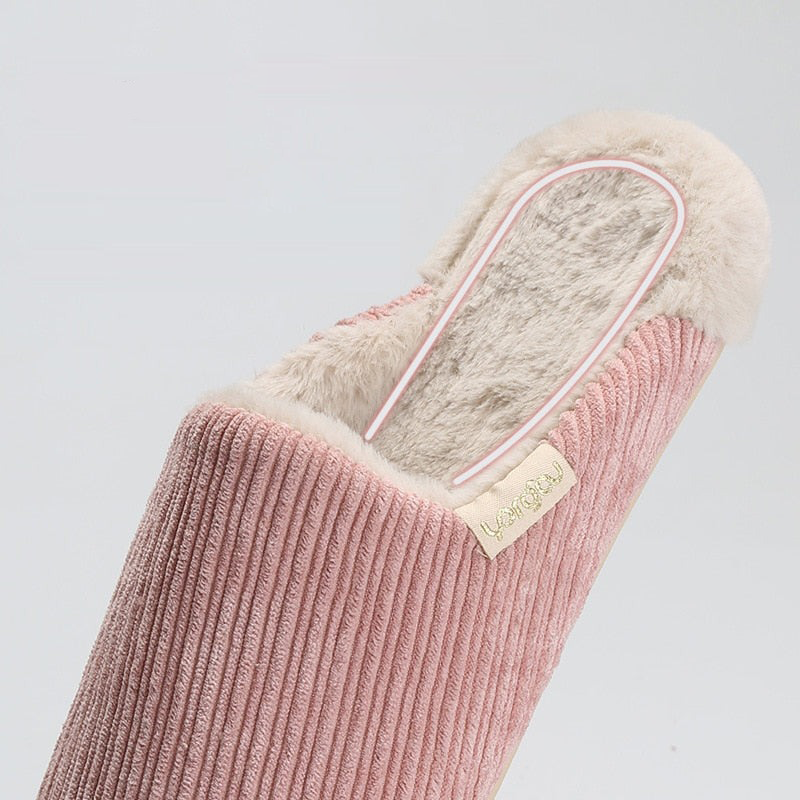 Marie-Caley Vibrant Plush Slipper