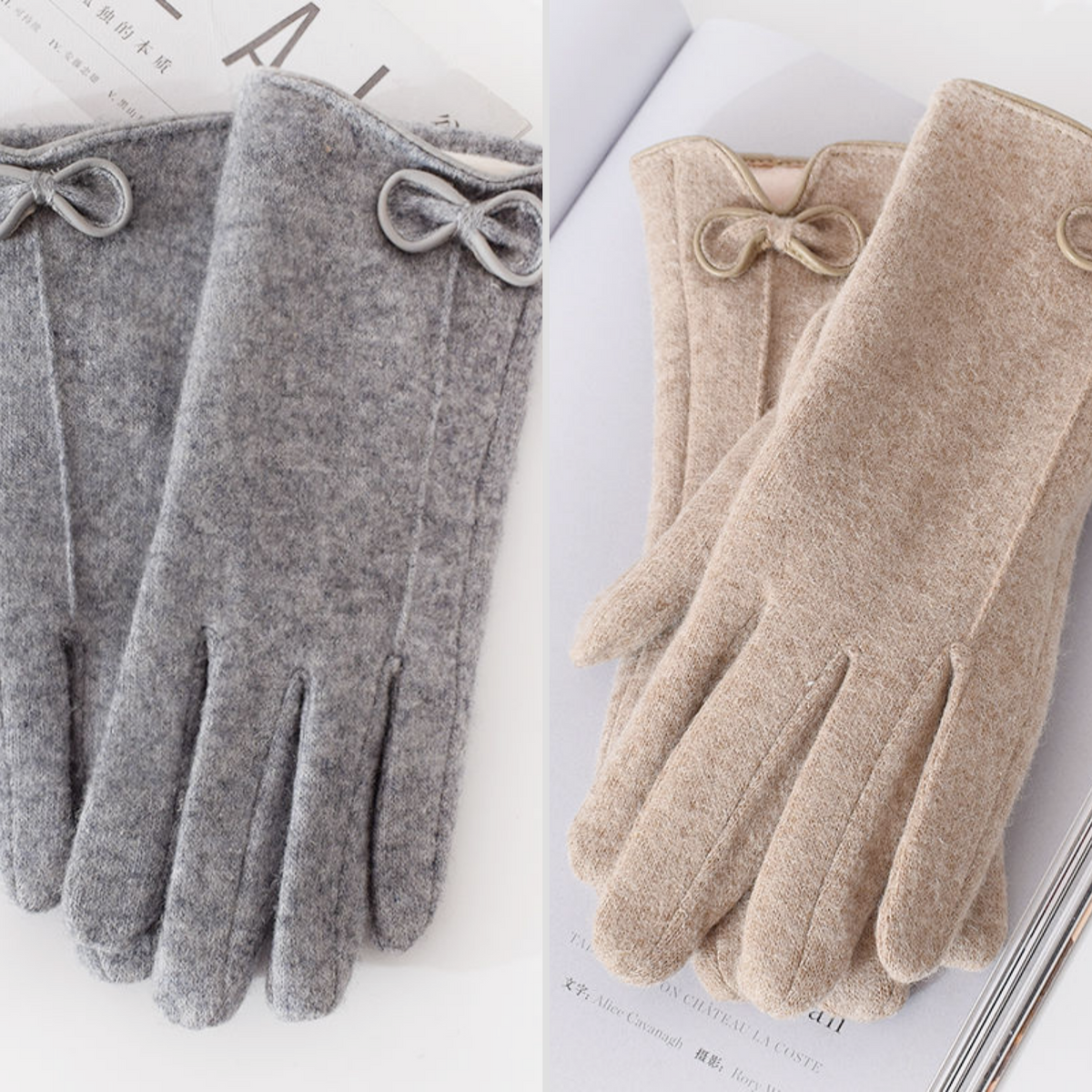 Marie-Caley Velvety Gloves