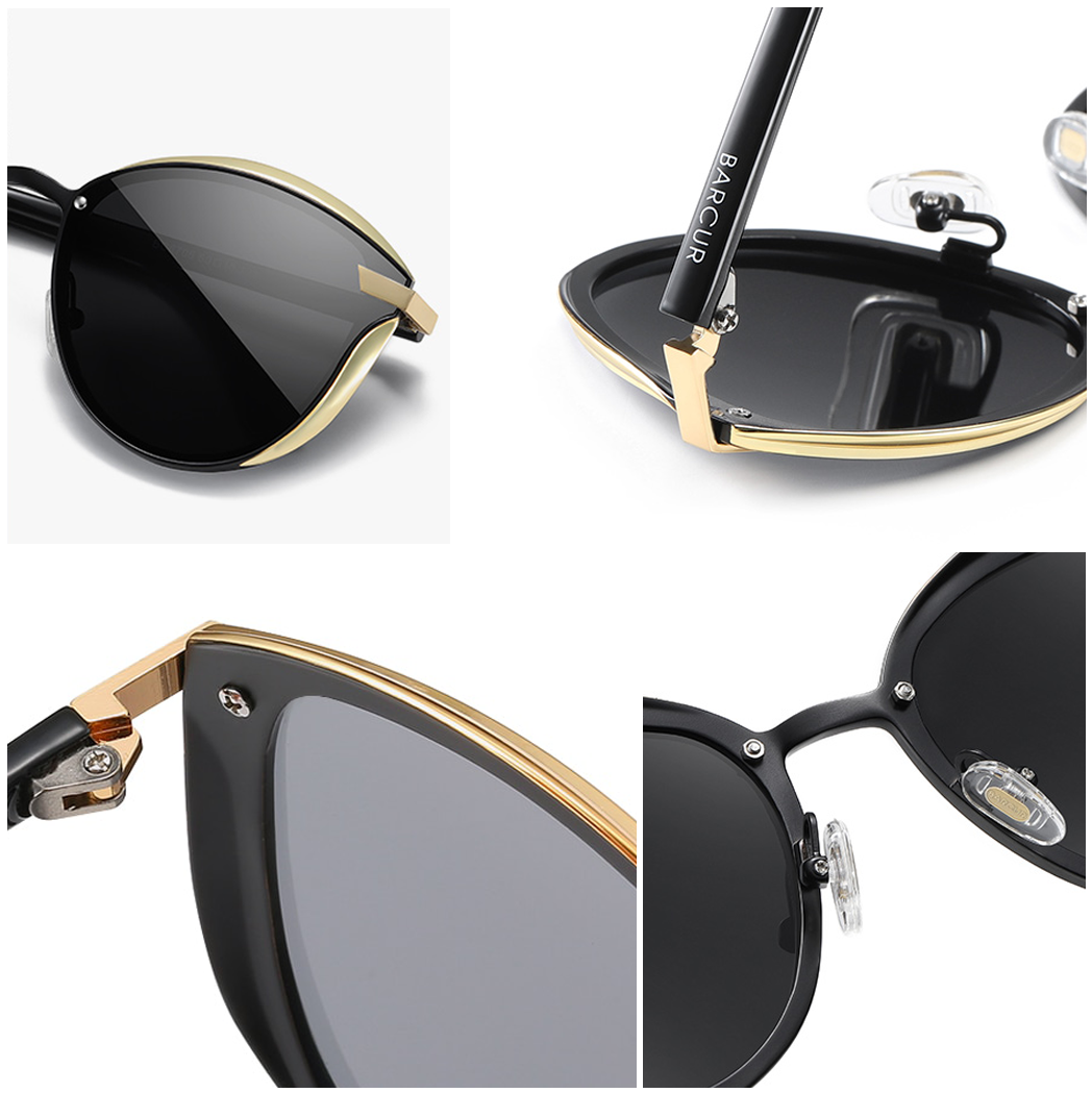Barcur Polarized Cat Eye Sunglasses