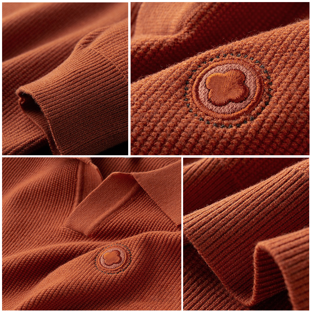 Brooklyn Comfy Knitted Polo Shirt