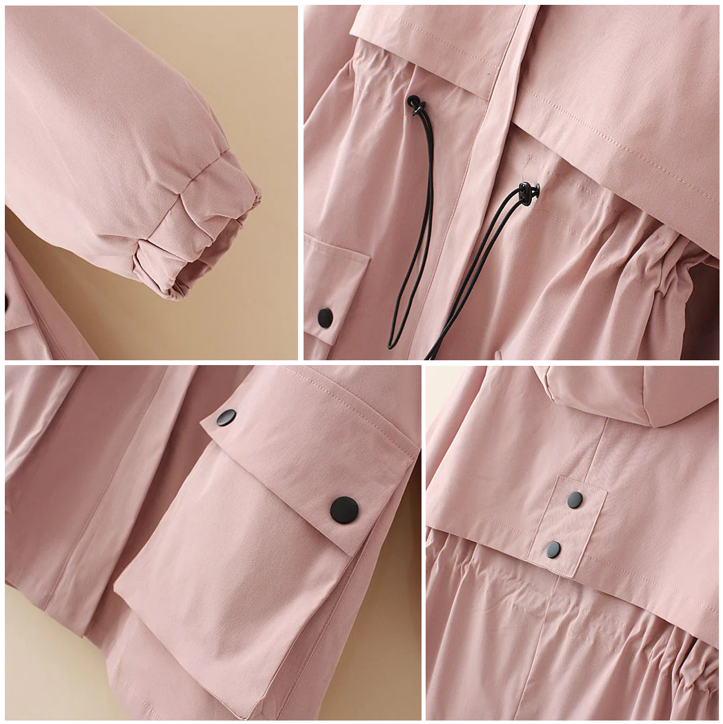 Damaris Minimalist Hooded Coat