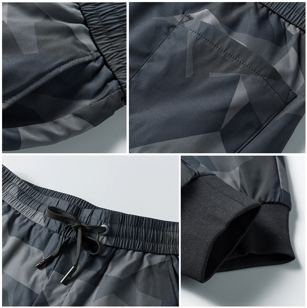 Russel-Etrou Edgy Camo Joggers