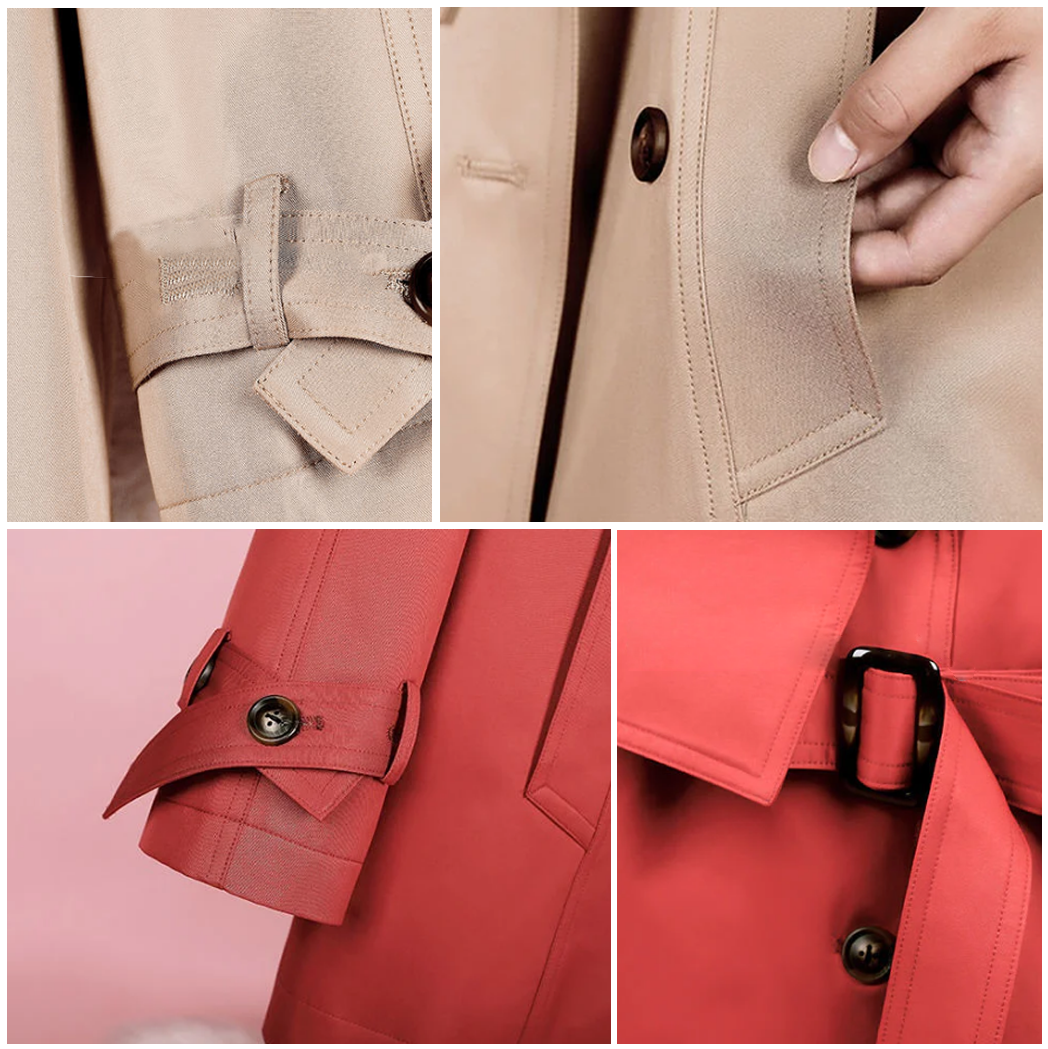 Astrid Luxe Elegant Trench Coat