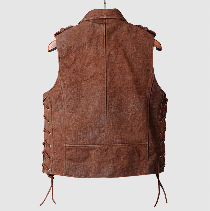 Jaden Vintage Leather Vest