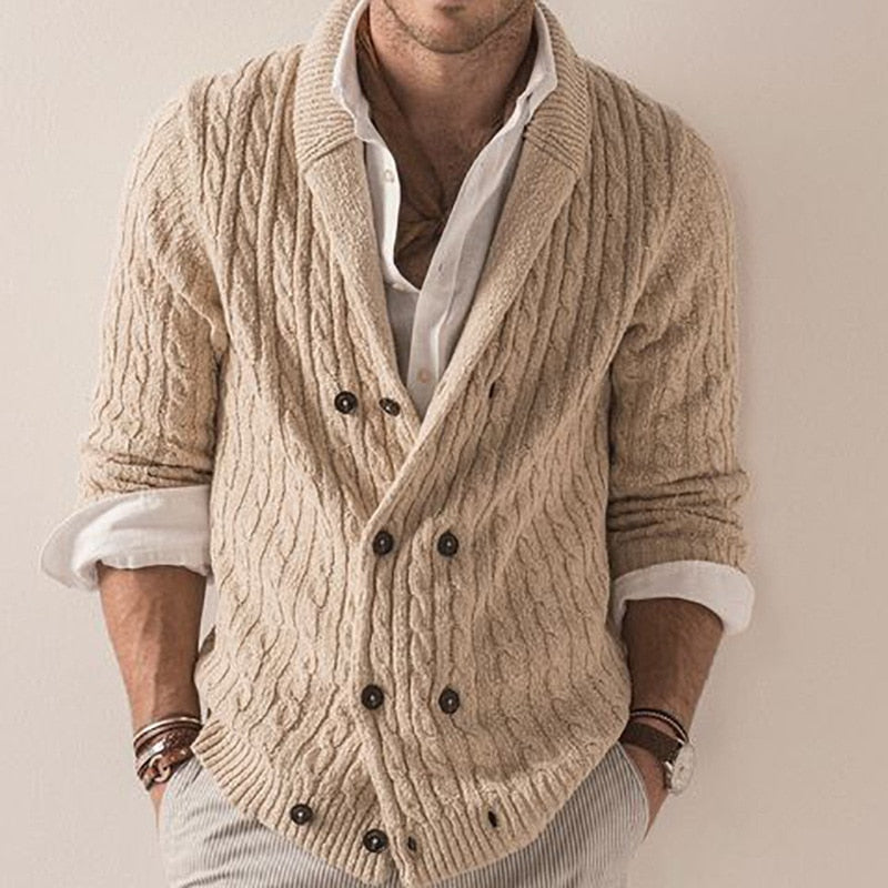 Milano-Calou Casual Knitted Cardigan