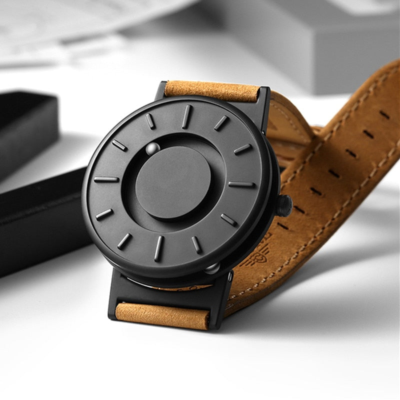 Milano-Calou Modish Leather Watch