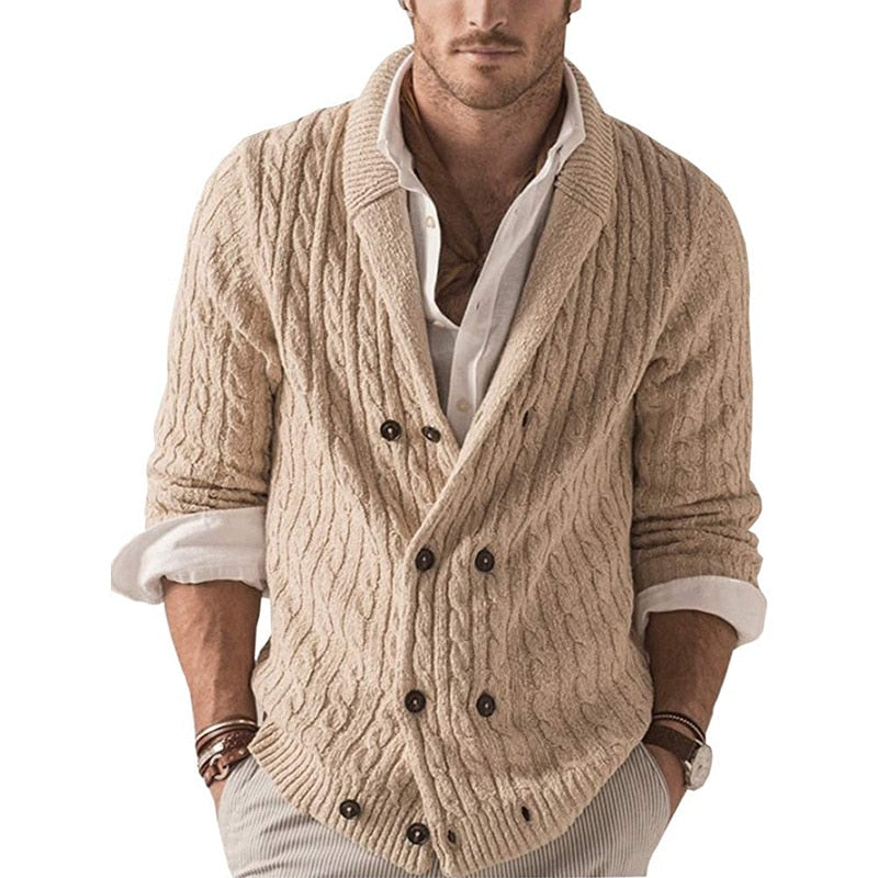 Milano-Calou Casual Knitted Cardigan