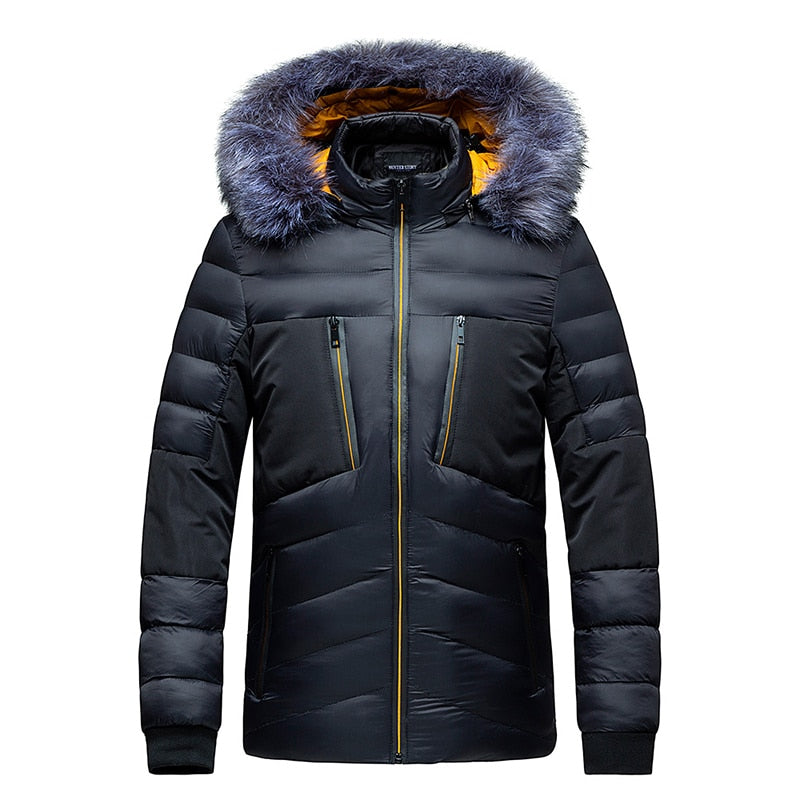 Vinizio Cozy Fur Hooded Down Jacket