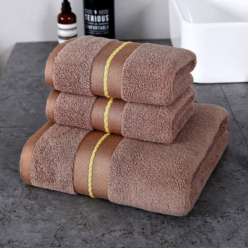 Vitalité Premium 3pcs Cotton Towel Set