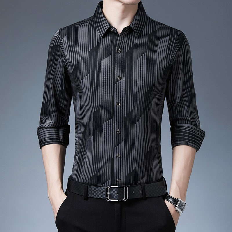 Hayden Chase Silky Dress Shirt