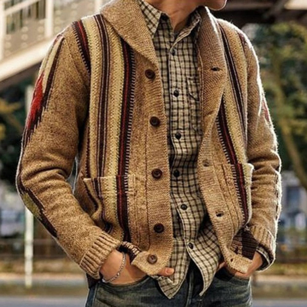 Russel-Etrou Vintage Knitted Cardigan