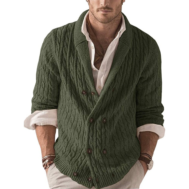 Milano-Calou Casual Knitted Cardigan