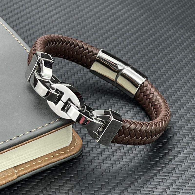 Vinizio Vintage Leather Bracelet