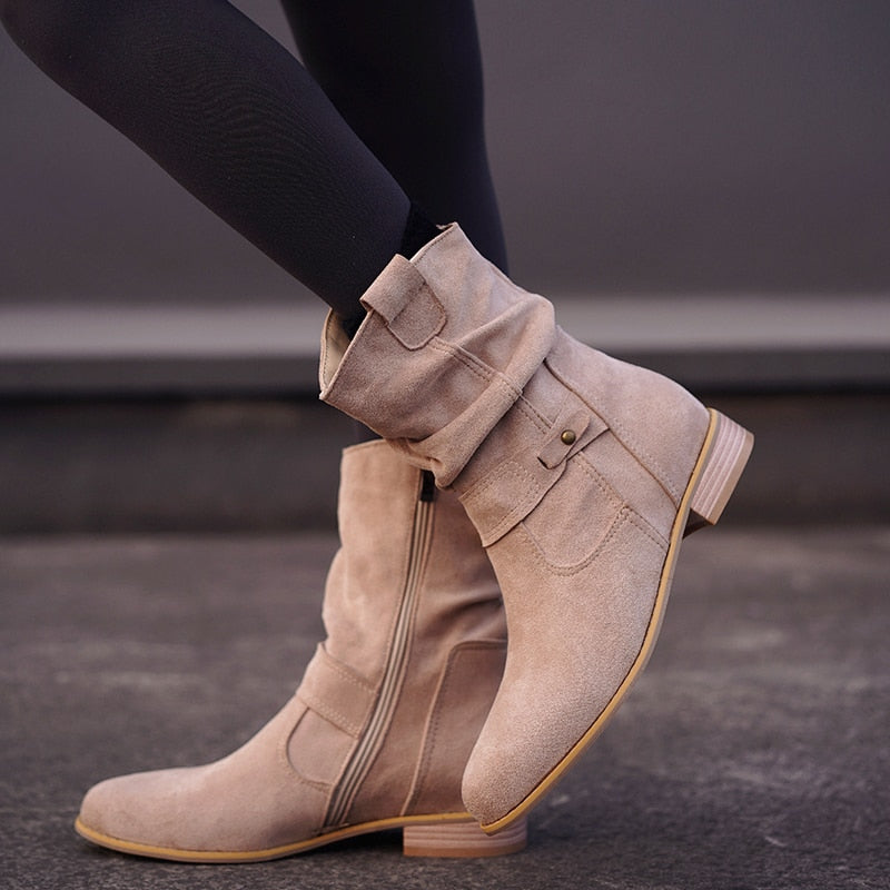 Emilia-Calou Classic Suede Boots
