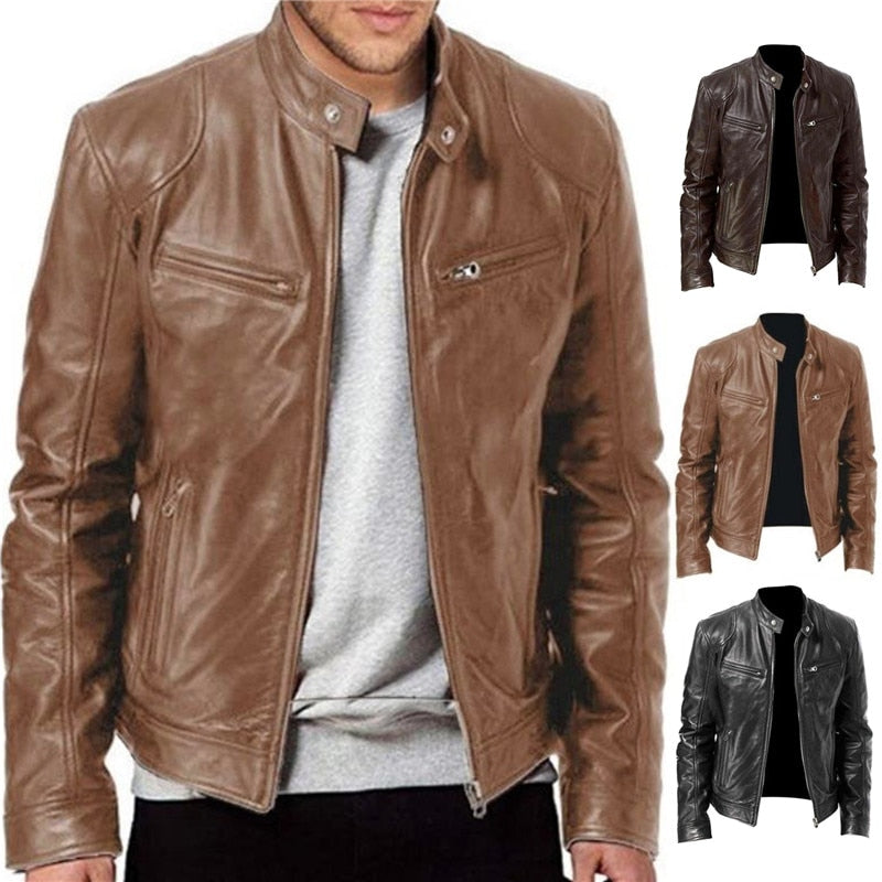 Diot-Milan Sleek Leather Jacket