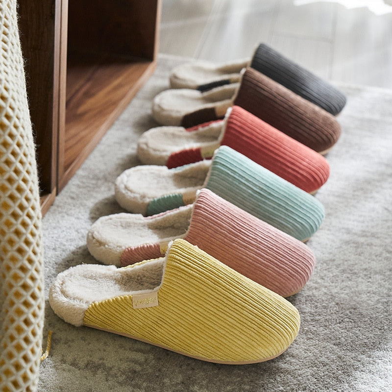 Marie-Caley Vibrant Plush Slipper