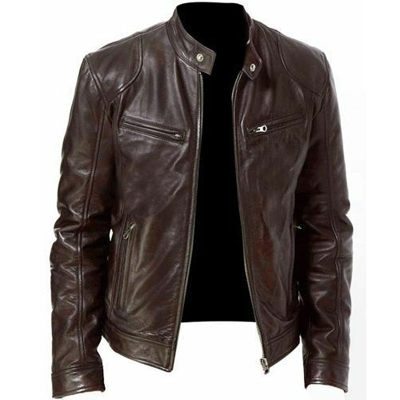 Diot-Milan Sleek Leather Jacket