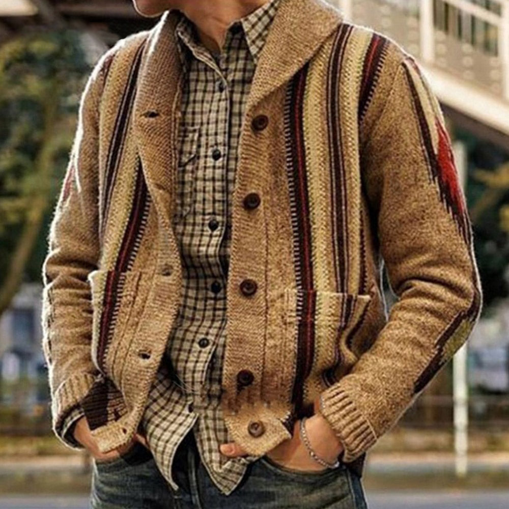 Russel-Etrou Vintage Knitted Cardigan