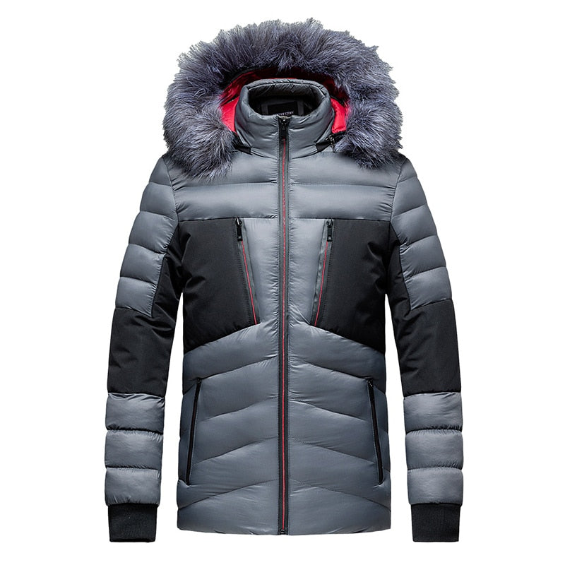 Vinizio Cozy Fur Hooded Down Jacket