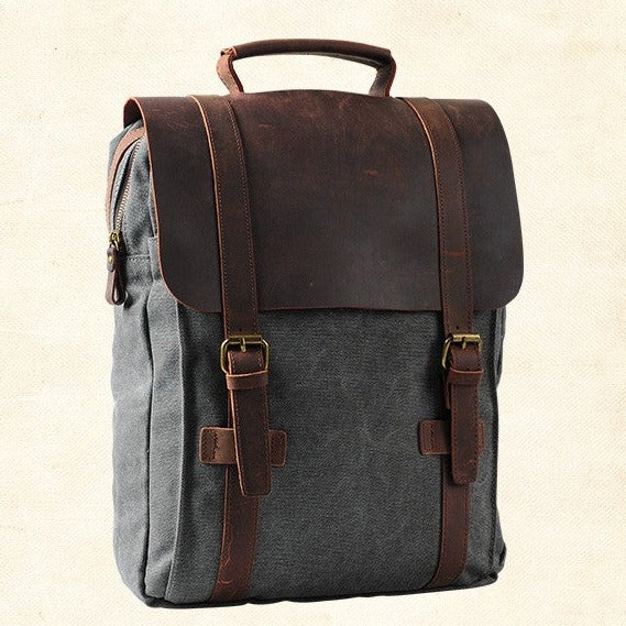 Sebastian Vintage Canvas Backpack
