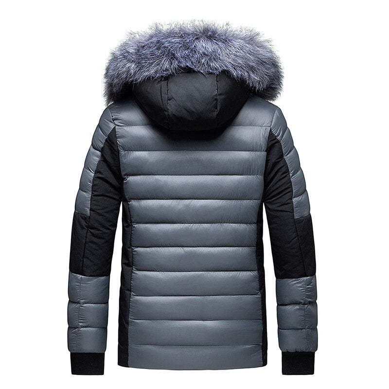 Vinizio Cozy Fur Hooded Down Jacket