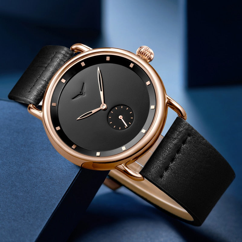 Saint Morris Sleek Leather Watch