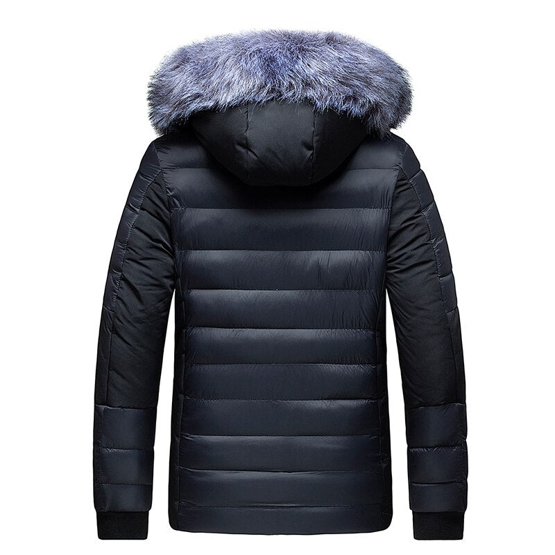 Vinizio Cozy Fur Hooded Down Jacket