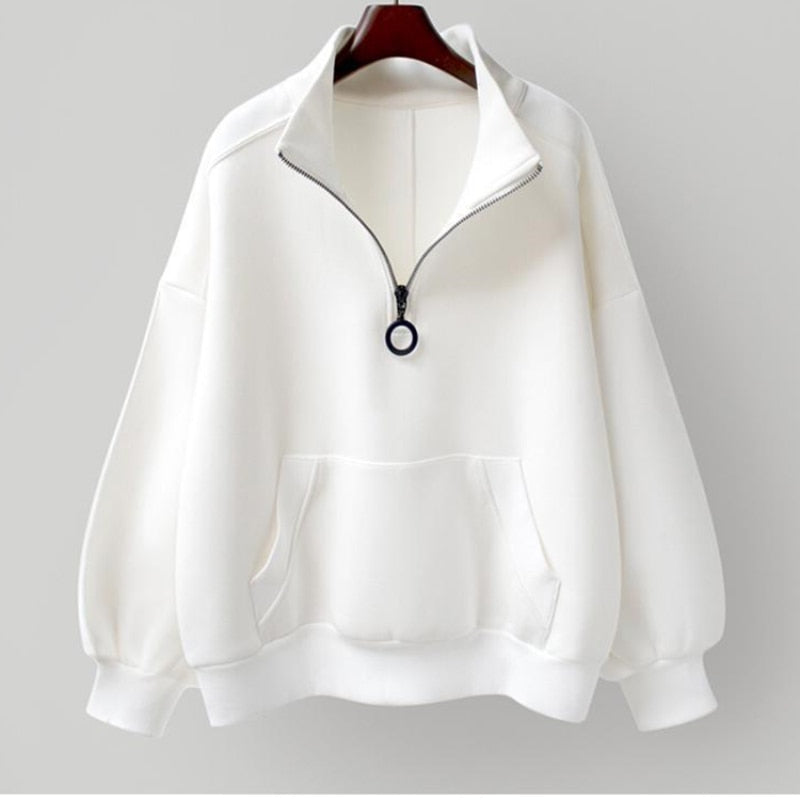 Calienne Breezy Cotton Blend Sweatshirt